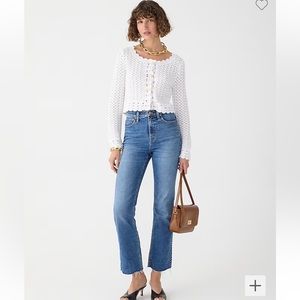 J. Crew Billie Demi Boot Crop Jean